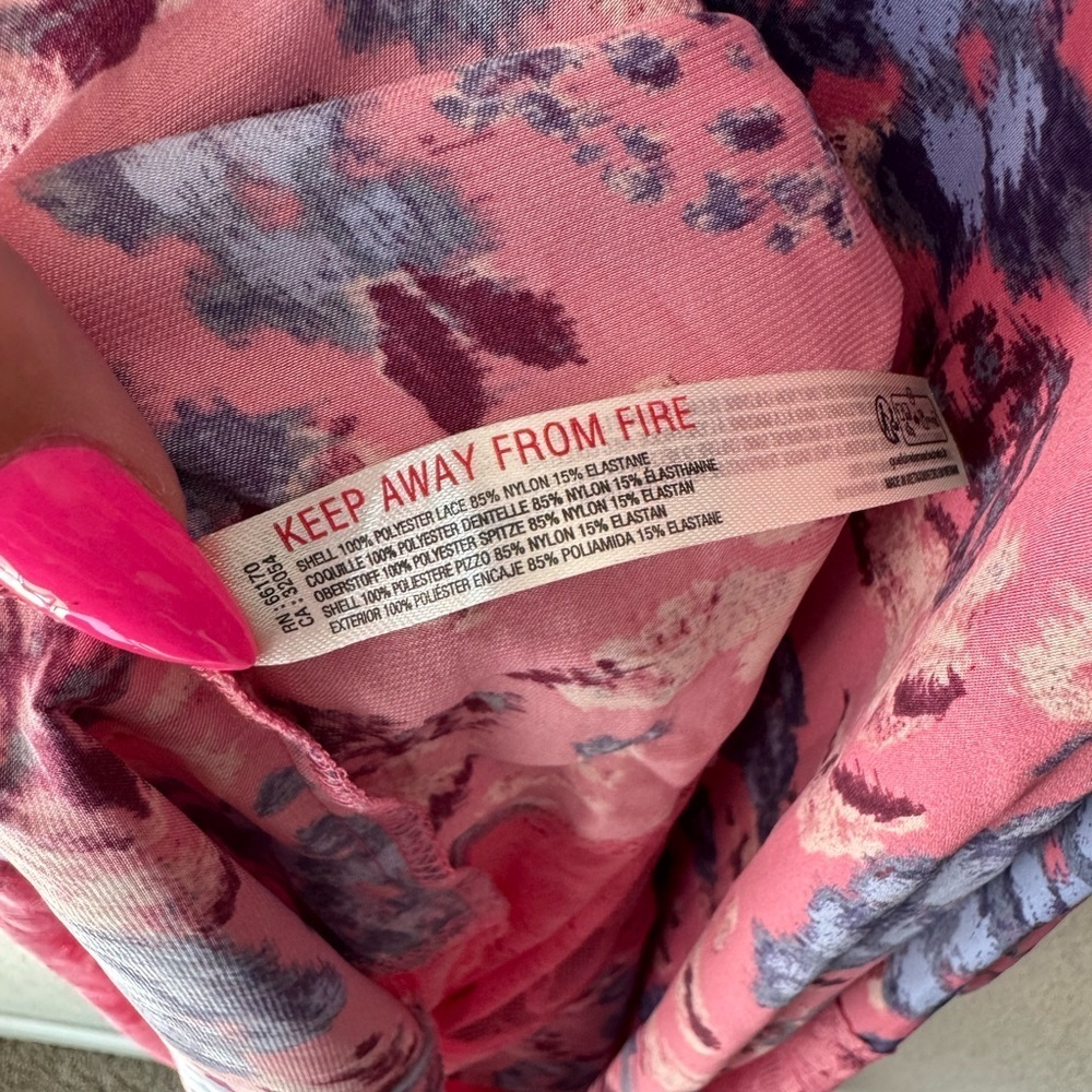 FREE PEOPLE Intimately Free People First Date Printed Maxi Slip Dress - Picture 14 of 14